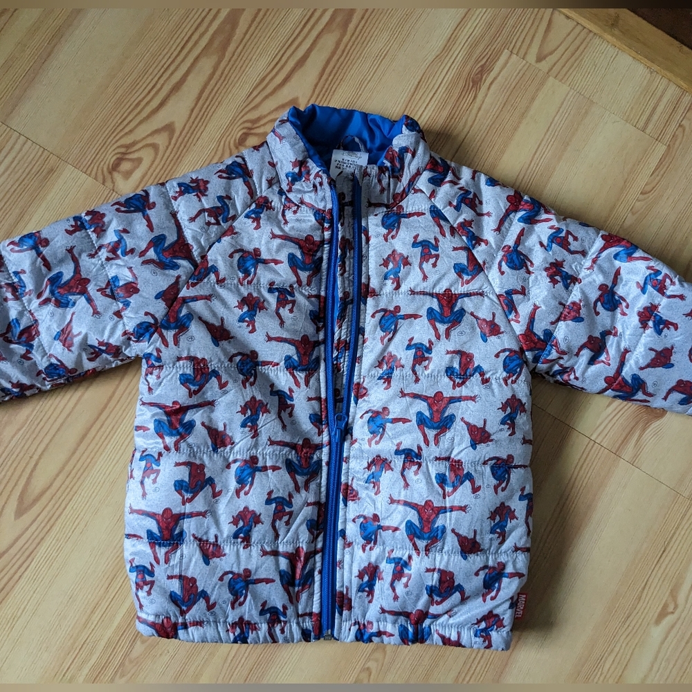 Kids Spiderman Lightweight Winter Jacket